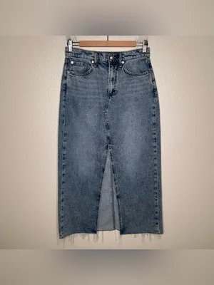Rag & Bone Clara Midi Skirt in Elle 26 thumbnail 2