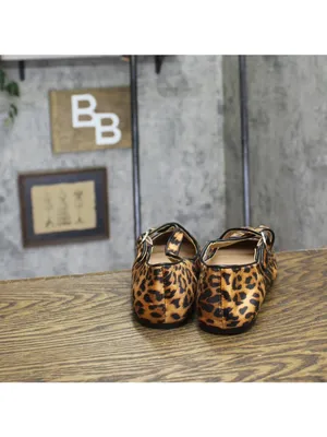A New Day Womens Tasmin Leopard Print Flats Velvet 94568232 Leopard Brown 9.5M thumbnail 4