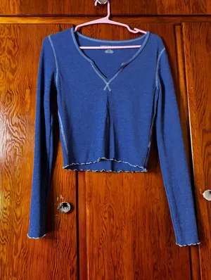 American Eagle Crop Top Blue thumbnail 1