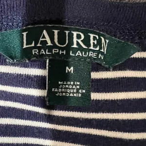 Lauren Ralph Lauren striped sweater with faux suede elbow patches size M thumbnail 5