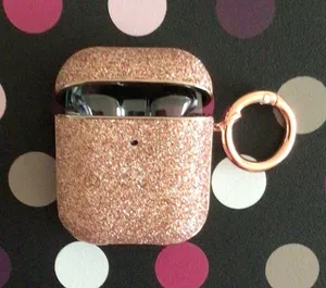 NWOT Rose Gold Glitter AirPod 1/2 Generation Case thumbnail 1