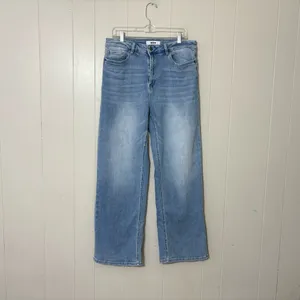 Mica Los Angeles Super High Rise Straight Leg Jeans Size 31 Loose Fit thumbnail 3