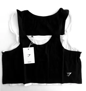 Gymshark M Lifting 2 In 1 Crop Tank thumbnail 1