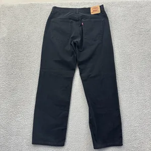 Vintage Levi's 577 Lower Rise Loose Fit Jeans Black Baggy 2000s Women's 12M x 31 thumbnail 4