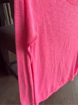 SO Women's Long-Sleeve Scoop Neck Top - Hot Pink thumbnail 3