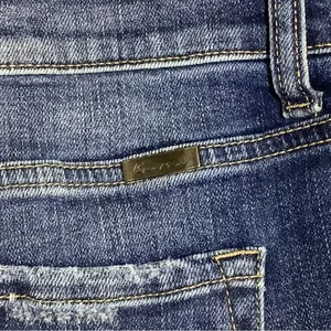 Womens KANCAN “Alena” Mid Rise Slim Cut Boyfriend Jeans Dk Blue Wash Sz 11/29 thumbnail 4