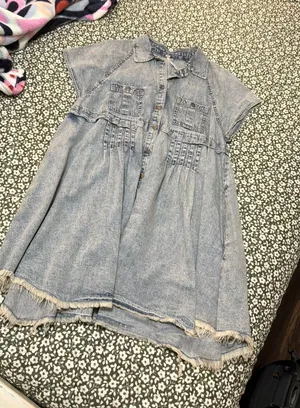 Free people Jean dress thumbnail 1