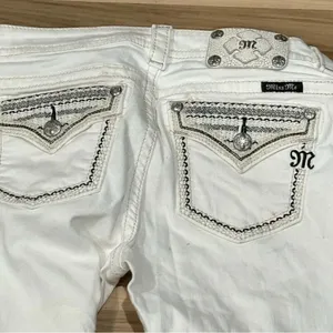 Miss Me Signature Ankle Skinny White Jeans Women’s 29 thumbnail 7