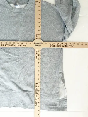 Old Navy SoComfy Long Sleeve Tunic Sweatshirt - L - Heather Grey thumbnail 3