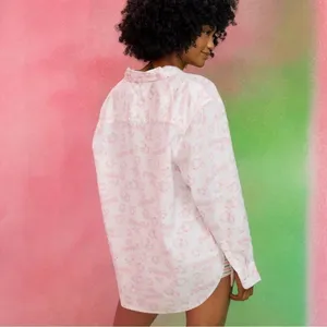 Aerie Wicked Sample Piece Glinda Pink Cloque Shirt Rare Wickedcore Whimsical thumbnail 3