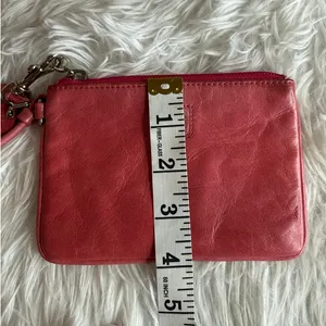 COACH Limited Edition Poppy Pink Wristlet thumbnail 7
