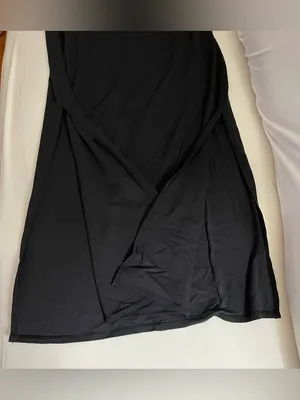 Lululemon Maxi Classic Sleeveless Black dress side slits Racerback size 6? thumbnail 7