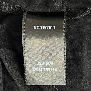 Lulus Garden District Size Large Black 3/4 Sleeve Wrap Maxi Dress Elegant thumbnail 7
