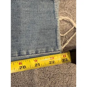Mother Insider Crop Two Step Fray Jeans When Sparks Fly Blue Size 24 thumbnail 9