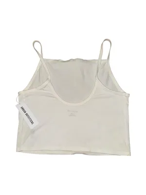 Out From Under Urban Outfitters White Cropped Cami Tank Top Size L NWT thumbnail 2