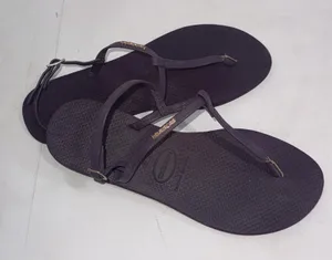 Havaianas Purple‎ Classic Leather T-Shape You Riviera Thong Sandals Size 9/10 thumbnail 1