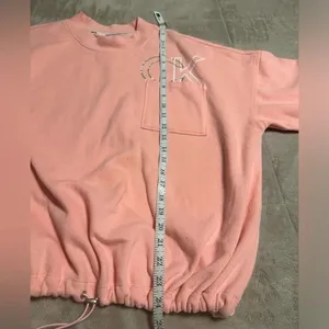 Calvin Klein Performance Sweatshirt Women’s Size 2X Adjustable Waist Pink thumbnail 4