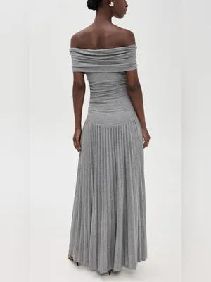 Lioness Field of Dreams Maxi Dress Size S Grey Original Price $109 thumbnail 2