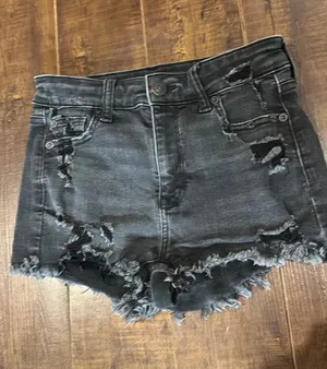 Black American Eagle Shorts Jean thumbnail 1