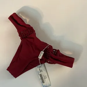 Frankie's Bikinis Malia Bikini Bottom‎ in Maroon NWT thumbnail 10
