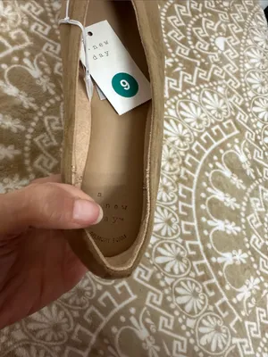 a new day Suede Ballet Flats in Brown thumbnail 4