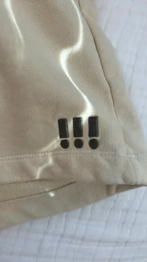 Daily Drills Cream Sweat Shorts M/L thumbnail 2
