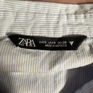 Zara Light Blue Striped Shirt thumbnail 2