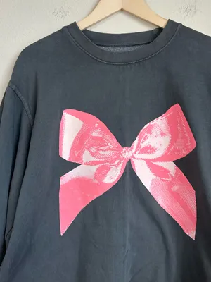 Urban Outfitters Overdyed Bow Pullover Sweatshirt thumbnail 5