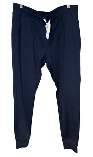 Zyia Joggers Sweatpants‎ Drawstring Athleisure Navy Blue Size XL thumbnail 1
