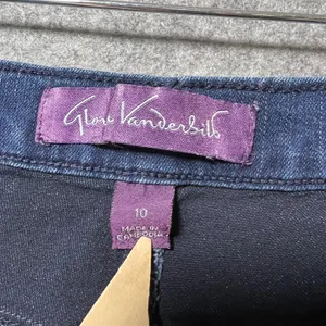 Gloria Vanderbilt Amanda Skinny Jeans Dark Wash Blue High Rise Denim Womens 10 thumbnail 7