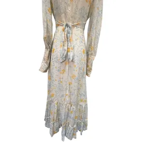 Vintage Gunne Sax 1970s Floral Prairie Maxi Dress Size Small thumbnail 9