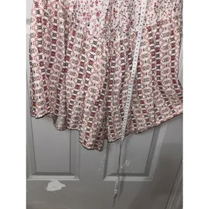 JAPNA Anthropologie Wide Leg Jumpsuit Romper Strapless Ruffle smocked small thumbnail 9