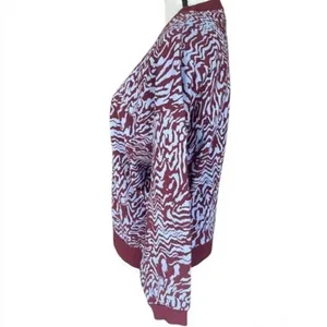 Madewell (Re)sourced Cotton Oversized Sweatshirt in Tigerized Print thumbnail 4
