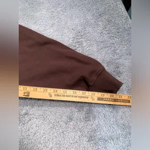 Fabletics Brown Half-Zip Sweatshirt XXL/1X thumbnail 10