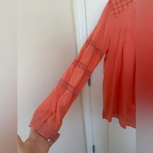 Free People Beaded Blouse Medium thumbnail 5