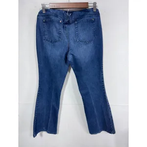 Indigo Blue Indigo Maternity Large Blue‎ Jeans Women's Secret Fit Belly Bootcut Blue thumbnail 5