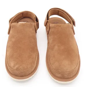 UGG Goldenstar Clog Chestnut Suede Platform Swivel Strap Shoes Size 6 thumbnail 4