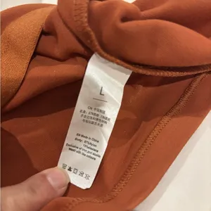 Orange Padded Bralette Sports Bra Size Large NWT thumbnail 4