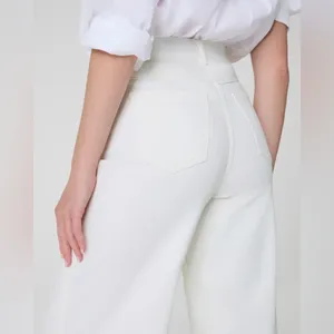 Spanx NEW SPANXshape EveryWear Wide Leg Jeans in Chalk Shaping Office Career Size 3X thumbnail 6