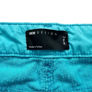 ASOS Design Bright Blue Corduroy Jeans Boot Cut Size‎ 30 X 36 TALL thumbnail 6