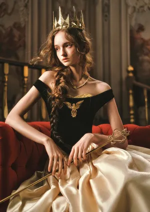 NEW LaceMade Golden Eagle Goddess Corset Top Size XL thumbnail 1