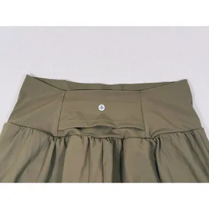 Halara Super High Waisted 2-in-1 Shorts Large Green Running Athletic Gym Workout thumbnail 9