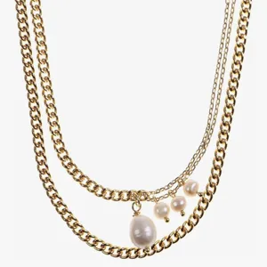 ALLISON ROSE atelier‎ Luxurious Gold Pearl Necklace thumbnail 1