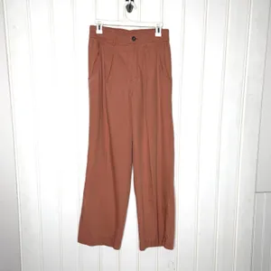 Madewell Neale Straight-Leg Pant Drapeweave Dried Rose High Rise Sz 6 859 thumbnail 5