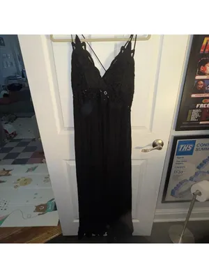 Hyfve Black lace maxi dress thumbnail 2