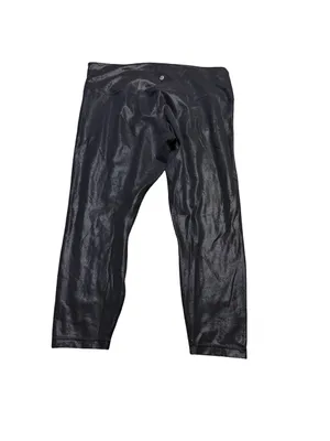 ✨Lululemon Align‎ Shine High Rise Crop Leggings Black Size 18✨ thumbnail 6