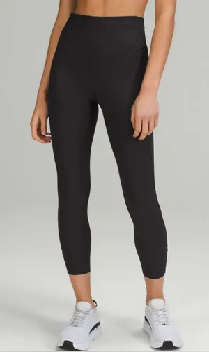Lululemon Base Pace High Rise Tight 23" Ribbed Nulux Size 4 thumbnail 1