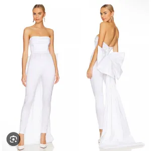 NWT Nookie Reese Black‎ Strapless Bow Jumpsuit Sz XS $289 thumbnail 3