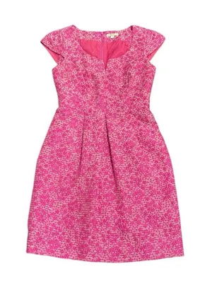 Shoshanna Cap Sleeve Tweed Shift Dress SZ 0 Cocktail Wear Work Parties Career thumbnail 1