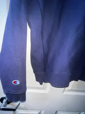 Vintage Champion Navy Crewneck with Script Logo thumbnail 6